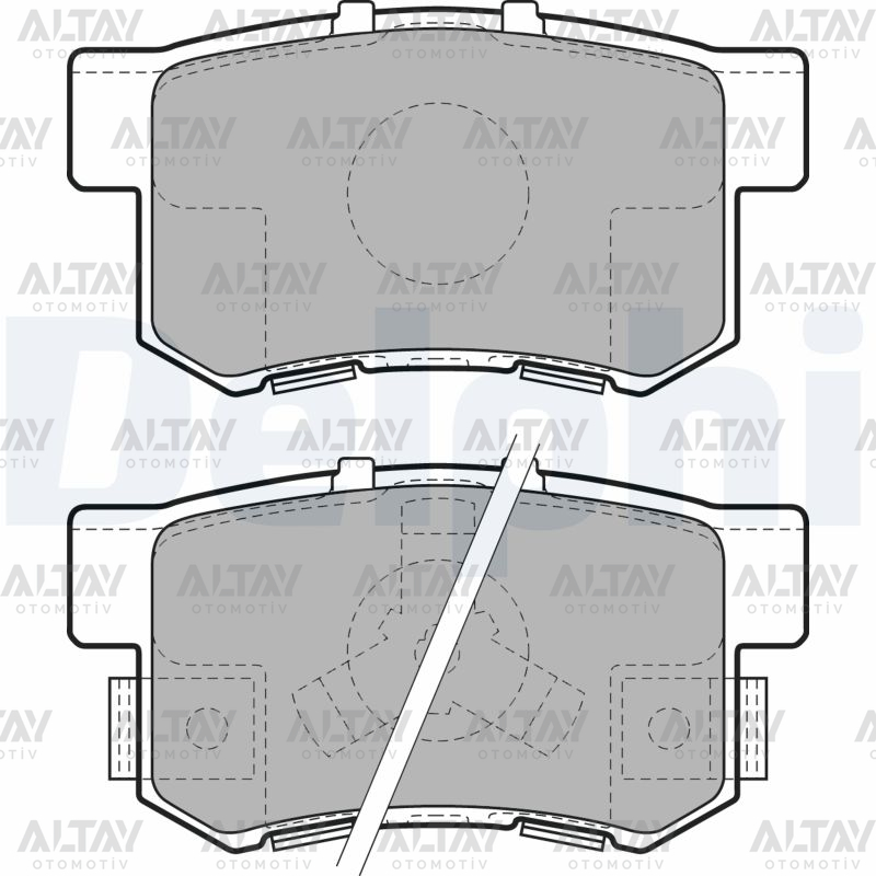 Honda Accord Arka Fren Balatası 1999-2003 Honda Accord Arka Fren Balatası 1999-2003